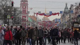 Петербург — митинг Он нам не царь! 5 мая 2018 (обзорный ролик)