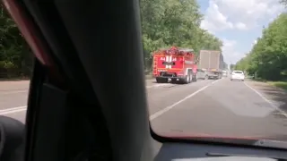 Страшное ДТП в Новомосковске с мотоциклистом попало на видео