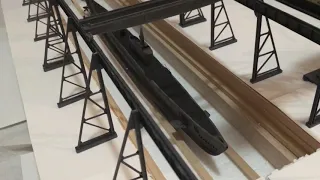 1/200 scale drydock diorama