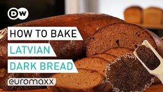 Latvian Dark Caraway Bread Recipe | EU Politics Explained by Baking Latvian Dark Caraway Bread