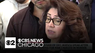 CPD officer Luis Huesca's family speaks out as accused killer appears in court