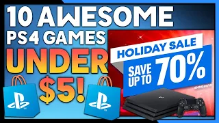 10 Awesome UNDER $5 PSN Holiday Sale Deals! - EXTREMELY CHEAP PS4 Games to Buy!