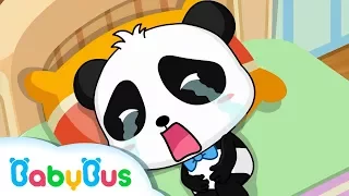 Panda Kiki Gets a Stomachache & Crying  | Eat by Yourself | Good Habits | BabyBus Cartoon