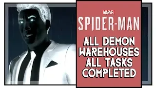 Marvel's Spider Man All Demon Warehouses With Bonus Tasks (Inner Sanctuary Trophy)