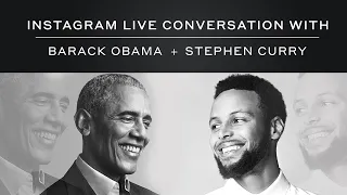 Stephen Curry and Barack Obama Take To Instagram Live to Discuss A Promised Land