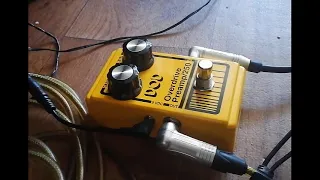 Killer sound with DOD 250 Yellow Reissue 90's with Malmsteen strat.