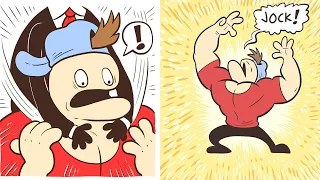 Nerd and Jock webcomic dub - Hilarious Comics #6