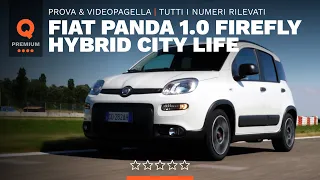 Fiat Panda 1.0 Hybrid City Life: la Pagella e tutti I dati rilevati da Quattroruote