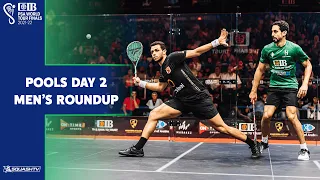 Squash: CIB PSA World Tour Finals 21-22 - Men's Pools Day 2 Roundup