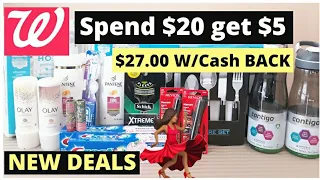 SPEND $20 GET $5 || NEW DEALS || WALGREENS COUPONING