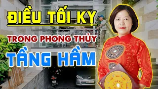 Những ĐIỀU TỐI KỴ trong phong thủy tầng hầm của nhà phố, nhà ống | Phong Thủy Song Hà Official