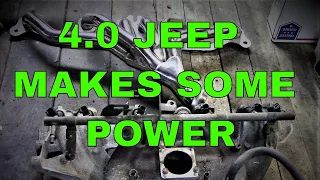 Upgraded Intake Manifold and Blackhorse racing header on a Jeep Grand Cherokee 4.0 part 2