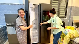 Song Hỷ về thăm nhà chị Phan Diễm ở Long An đập hộp Tivi và Tủ Lạnh siêu to | SONG HỶ VLOG #290