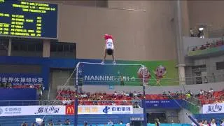 UCHIMURA Kohei (JPN) – 2014 Artistic Worlds, Nanning (CHN) – Qualifications High Bar