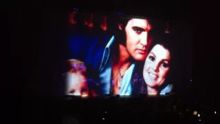 Elvis and Lisa Marie Presley with Don't Cry Daddy