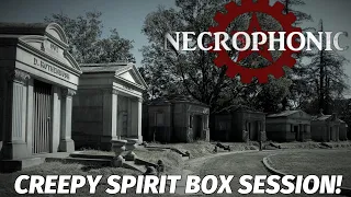 CREEPY Spirit Box Session!! - Stockton Rural Cemetery.