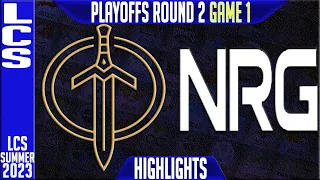 GG vs NRG Highlights Game 1 | LCS Summer 2023 Playoffs Upper RND 2 | Golden Guardians vs NRG Esports