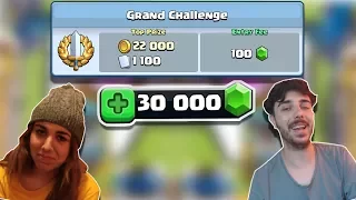 LIVE#78!! 2v2 CU THEOXXH + GRAND CHALLENGE ( 30k GEMS )