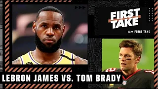 LeBron or Brady: Who is more likely to win a title this season? | First Take