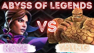 Rank 3 Kate Bishop Vs Thing | Abyss of Legends | MCOC