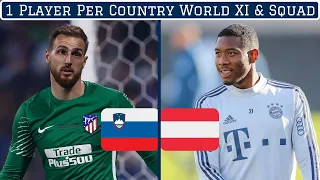 1 Player Per Nation World XI & 23 Man Squad