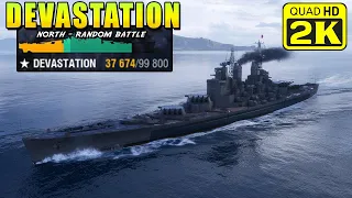 Super battleship Devastation - great super heal with AP and HE