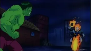 Ghost Rider vs Hulk