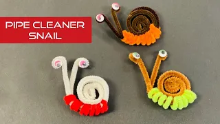 Pipe Cleaner Snail Craft