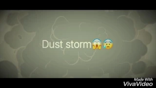 Big dust storm ⛈