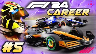 F1 24 CAREER MODE Part 5: I PIT in the Sprint for INTERS! When No One Else Will!