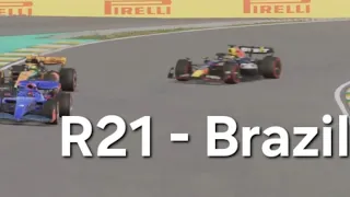 F1 23 - Career Mode - R21 Brazil 🇧🇷