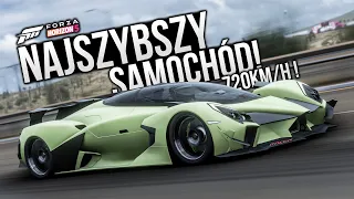 Forza Horizon 5 | NAJSZYBSZY samochód W GRZE! *Jadę 720Km/h!* 😱[UDOSTĘPNIĘ TUNING!]