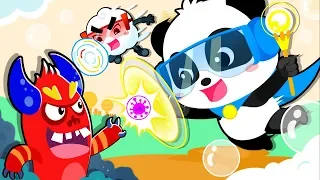 Panda Knight Defeats Bad Germs | Play Safe Song | Nursery Rhymes | Kids Songs | Baby Songs | BabyBus