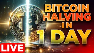 Bitcoin Halving in 1 Day!🔥 BlackRock ETF Will Flip Grayscale