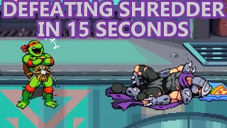 #AD | TMNT Shredder's Revenge: Beating Shredder in 15 seconds.