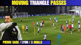 Moving Triangle Passes | High Intensity Passing Warm Up | 3 Drills