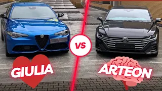 Giulia Veloce vs Arteon 2.0 TSI czyli Serce kontra Rozum #1