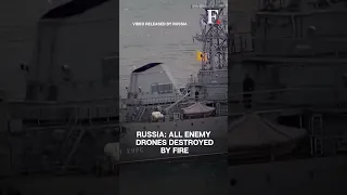 WATCH: Russian Warship Repels Drone Attack By Ukraine In Black Sea