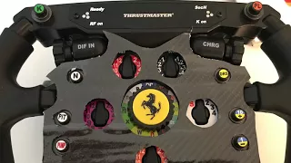 Cheap Thrustmaster F1 Wheel Custom Mod | Carbon Fibre/Display