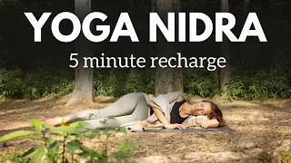 5 Minute Yoga Nidra | Rest and Recharge