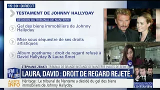 Johnny: droit de regard rejeté pour Laura et David sur l’album de leur père