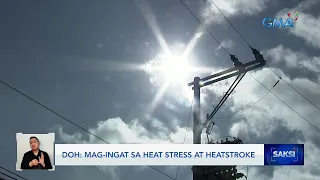 Mag-ingat sa heat stress at heatstroke -- DOH | Saksi