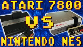 Nintendo NES vs Atari 7800! 28 Games Compared!