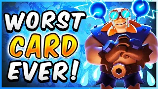 WINNING with WORST CARD in CLASH ROYALE?! 😜