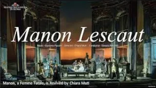 Virginia Zeani; Plácido Domingo; Attilio D'Orazi; "MANON LESCAUT"; Giacomo Puccini