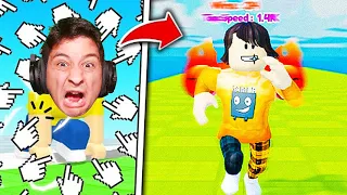 დააკლიკე და აჩქარდი Race Clicker roblox ubralod noobi