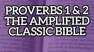 Proverbs 1 & 2 The Amplified Classic Audio Bible for Sleep Study Work Prayer Meditation w/Subtitles