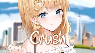 「Nightcore」 Crush - Bella Poarch & Lauv ♡ (Lyrics)