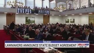 North Carolina lawmakers announce state budget agreement