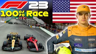 F1 23 - Let's Make Norris World Champion #25: 100% Race Las Vegas